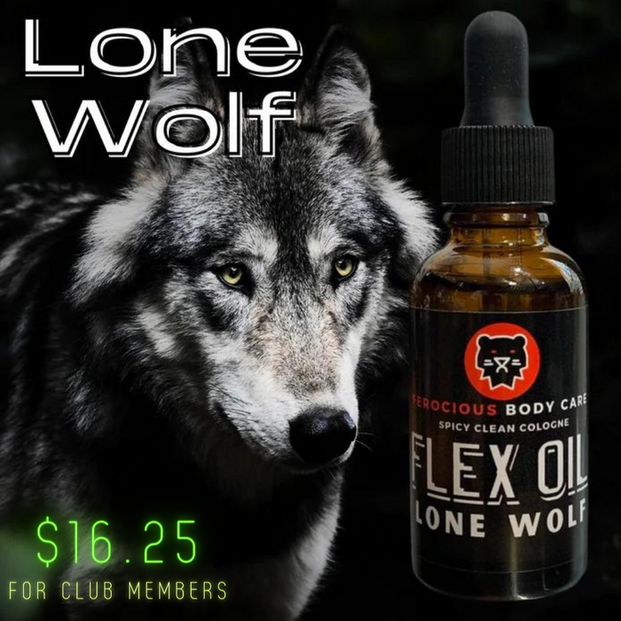 Lone Wolf Oil - A Powerful Cologne Styled Scent With Elements of a Tropical Rain Forest and Lush Florals For Beard, Hair & Skin.