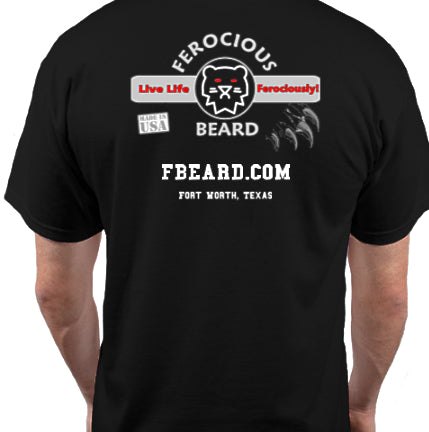 Black Ferocious Beard Company T-Shirt