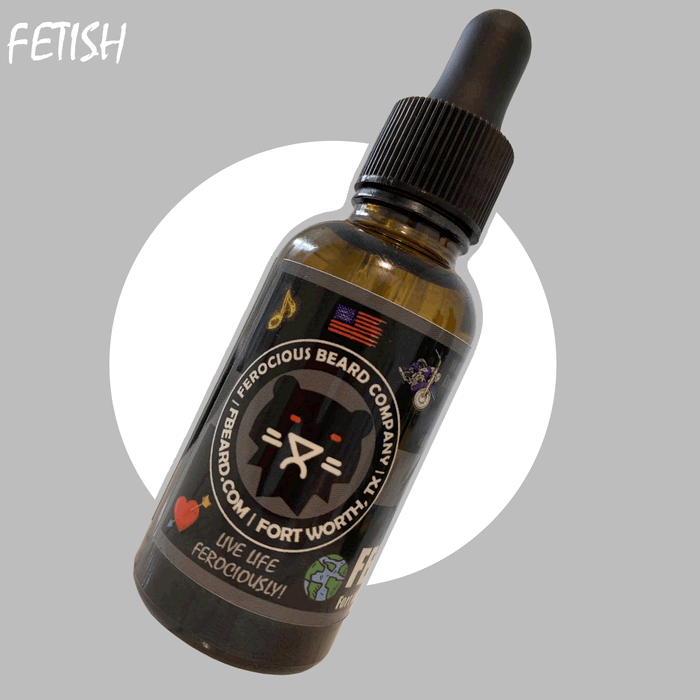 Fetish Oil - Dark & Seductive Blend of Smoke, Clove, Leather & Embers For Beard, Hair & Skin.