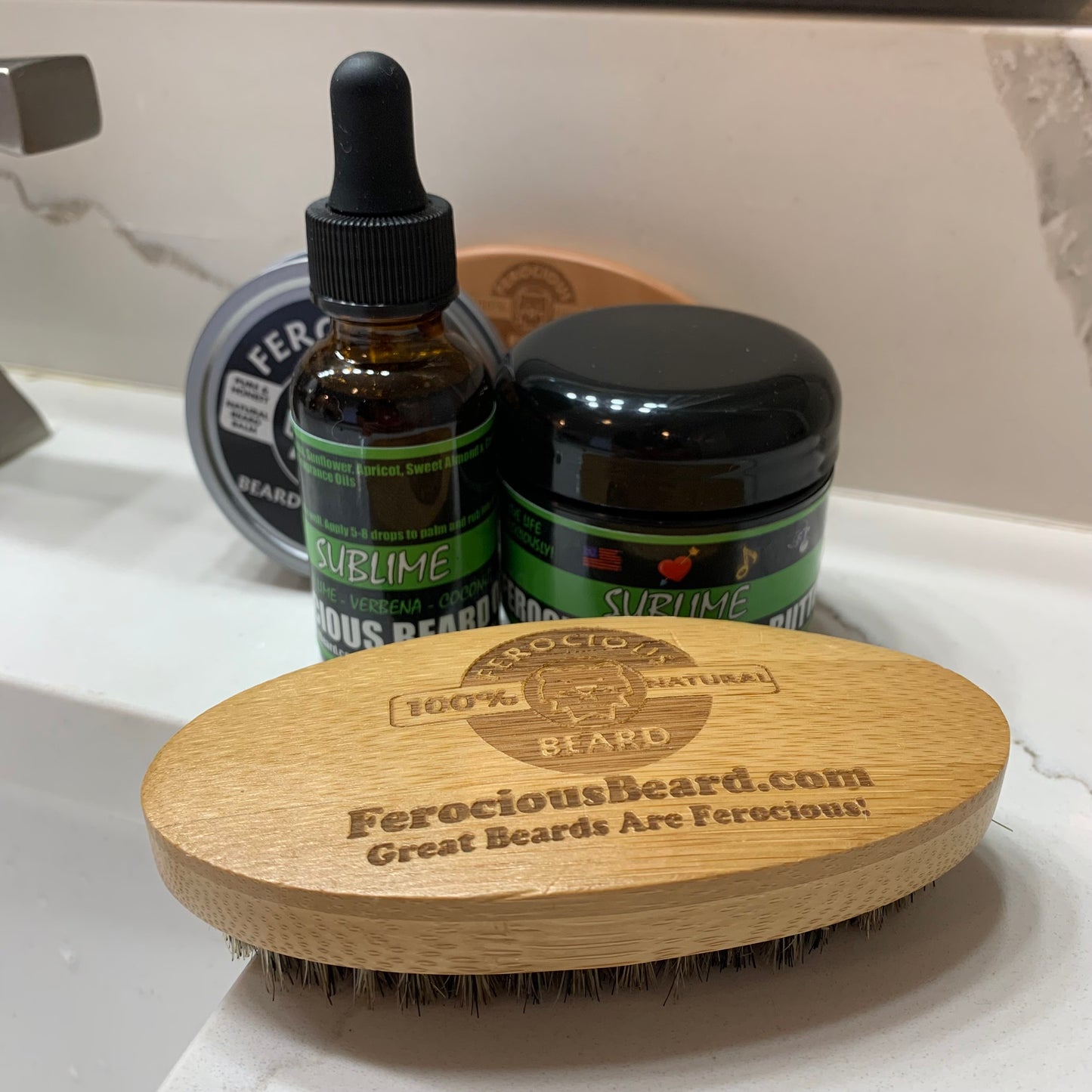 Boar Bristle Beard Brush