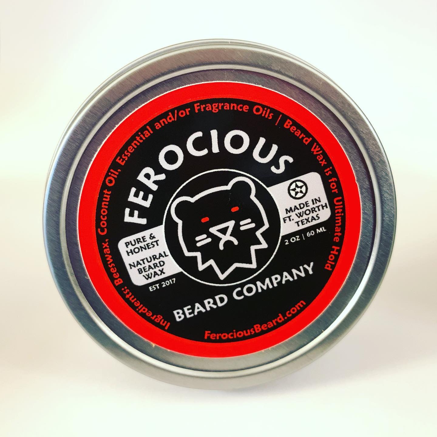 Cera para barba y bigote 2 oz