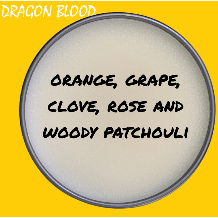 Dragon Blood Beard Balm - A Magical Blend of Orange, Grape, Clove, Rose & Patchouli