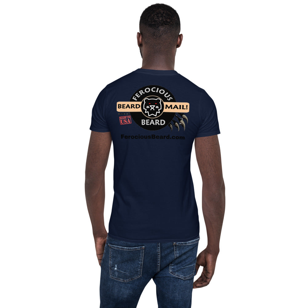 Short-Sleeve Unisex Beard Mail T-Shirt (Thicker)