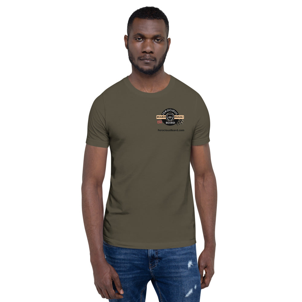 Short-Sleeve Unisex Beard Mail T-Shirt