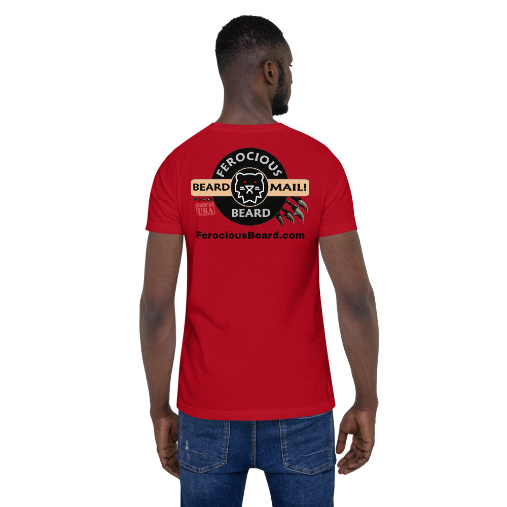 Short-Sleeve Unisex Beard Mail T-Shirt
