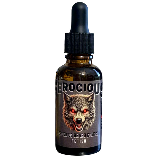 Fetish Oil - Dark & Seductive Blend of Smoke, Clove, Leather & Embers For Beard, Hair & Skin.