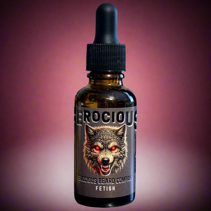 Fetish Oil - Dark & Seductive Blend of Smoke, Clove, Leather & Embers For Beard, Hair & Skin.