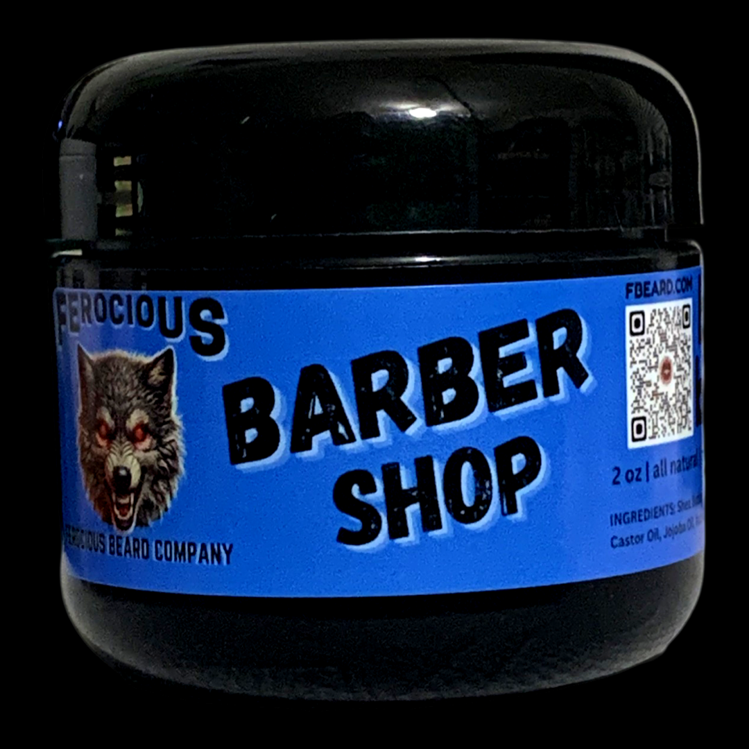 Barbershop Butter - Scent of Classic Barbershop & Talcum Powder for Beard & Body.