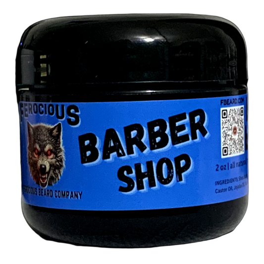 Barbershop Butter - Scent of Classic Barbershop & Talcum Powder for Beard & Body.