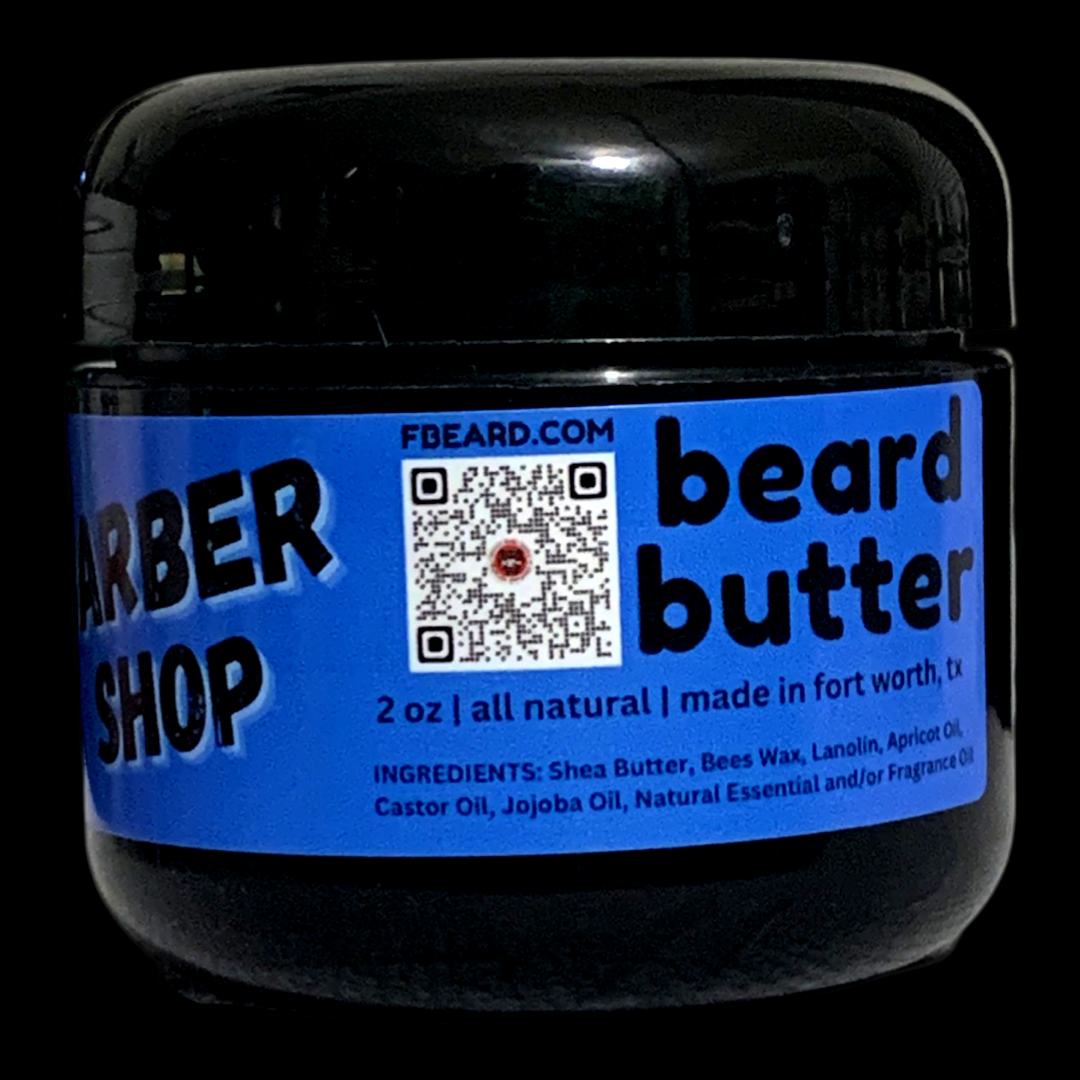 Barbershop Butter - Scent of Classic Barbershop & Talcum Powder for Beard & Body.