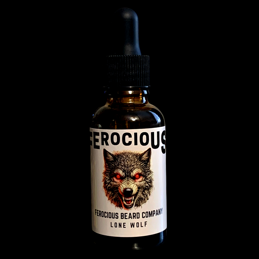 Lone Wolf Oil - A Powerful Cologne Styled Scent With Elements of a Tropical Rain Forest and Lush Florals For Beard, Hair & Skin.