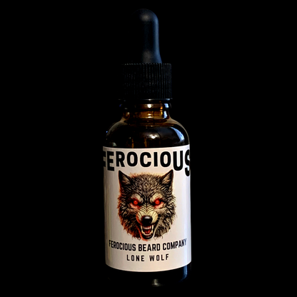 Lone Wolf Oil - A Powerful Cologne Styled Scent With Elements of a Tropical Rain Forest and Lush Florals For Beard, Hair & Skin.