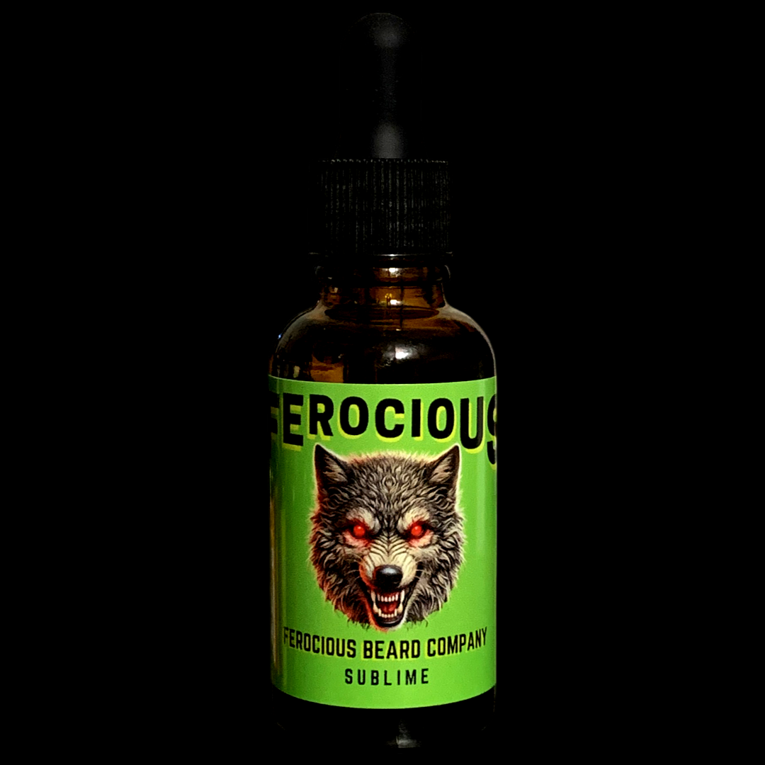 Lime Verbena Beard Oil — Ferocious Beard Company