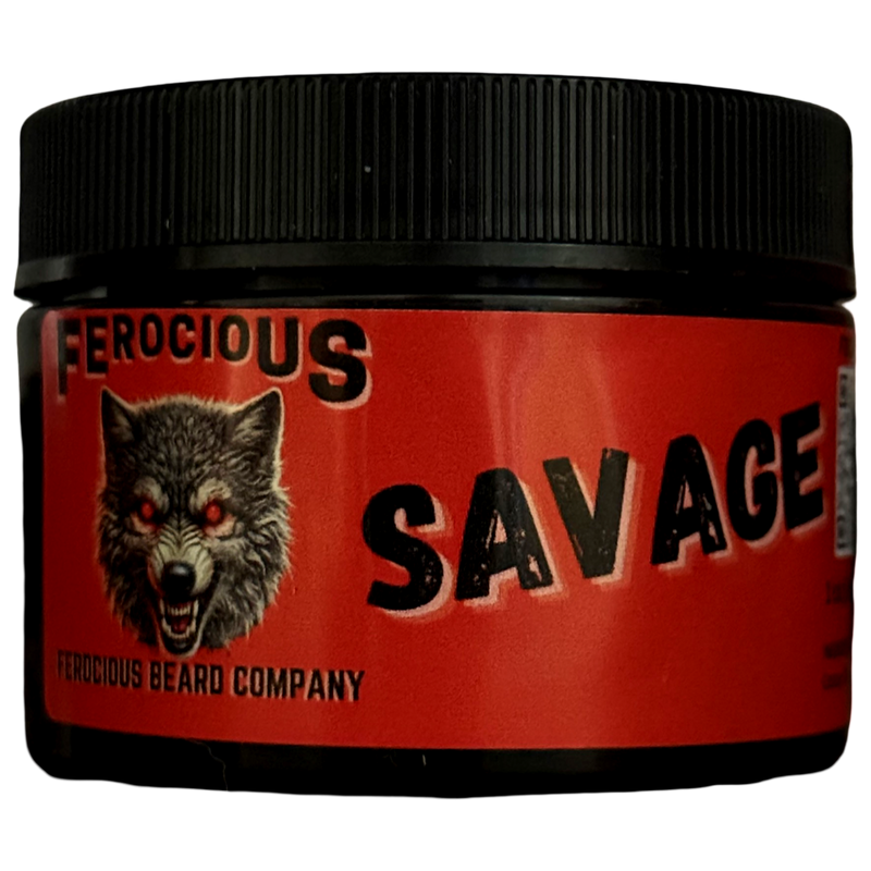 Savage Butter -Scent of Deep Cherry Tobacco, Strong Cedar Wood and Rich Grain Leather for Beard & Body.