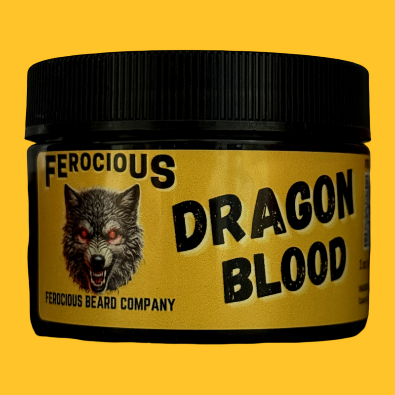 Dragon Blood Butter - A Magical Blend of Orange, Grape, Clove, Rose & Patchouli for Beard & Body.