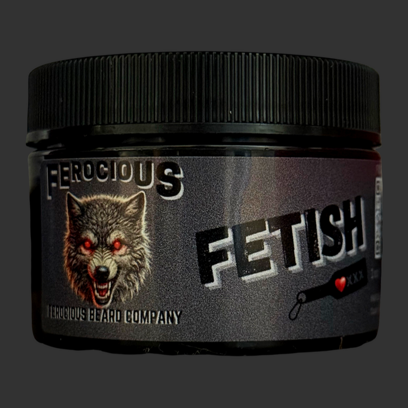 Fetish Butter - Dark & Seductive Blend of Smoke, Clove, Leather & Embers for Beard & Body.