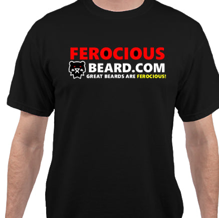 Black Ferocious Beard Company T-Shirt
