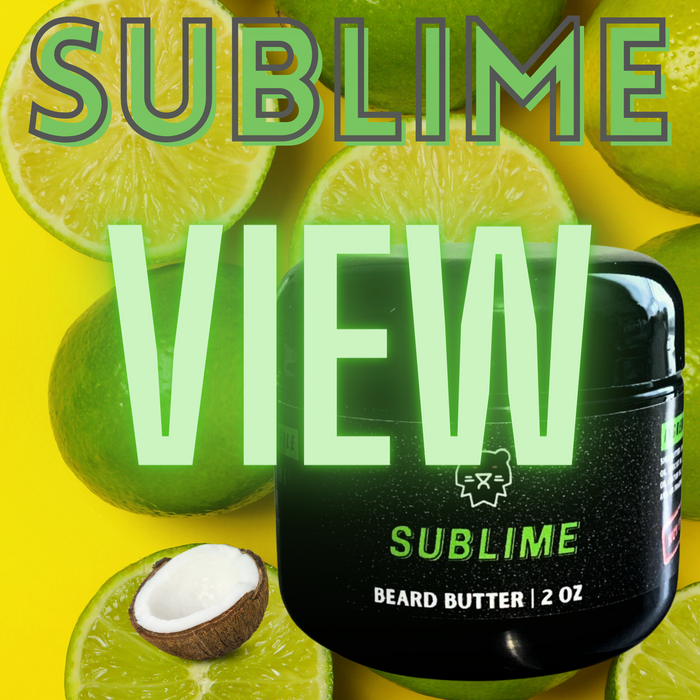 Sublime Butter - Luscious Coconut Lime Verbena with an Extra Splash of Fresh Lime For A Tropical Treat for Beard & Body.