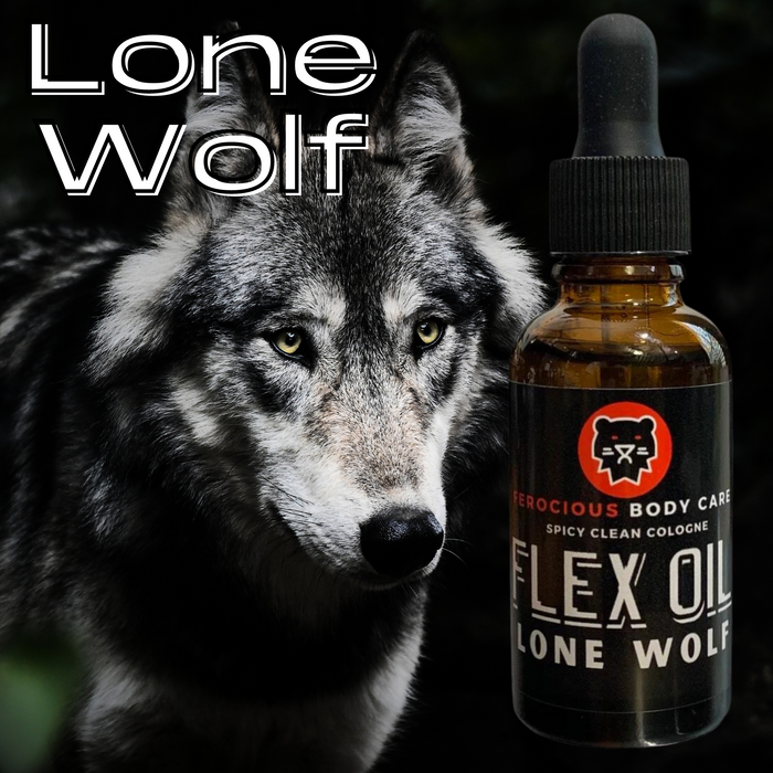 Lone Wolf Oil - A Powerful Cologne Styled Scent With Elements of a Tropical Rain Forest and Lush Florals For Beard, Hair & Skin.