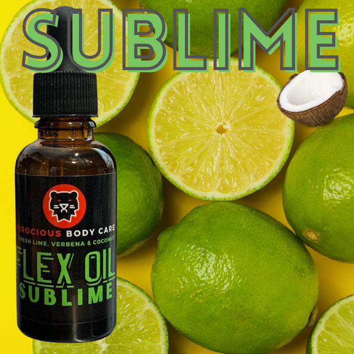 Sublime Oil - Luscious Coconut Lime Verbena with an Extra Splash of Fresh Lime For A Tropical Treat For Beard, Hair & Skin.