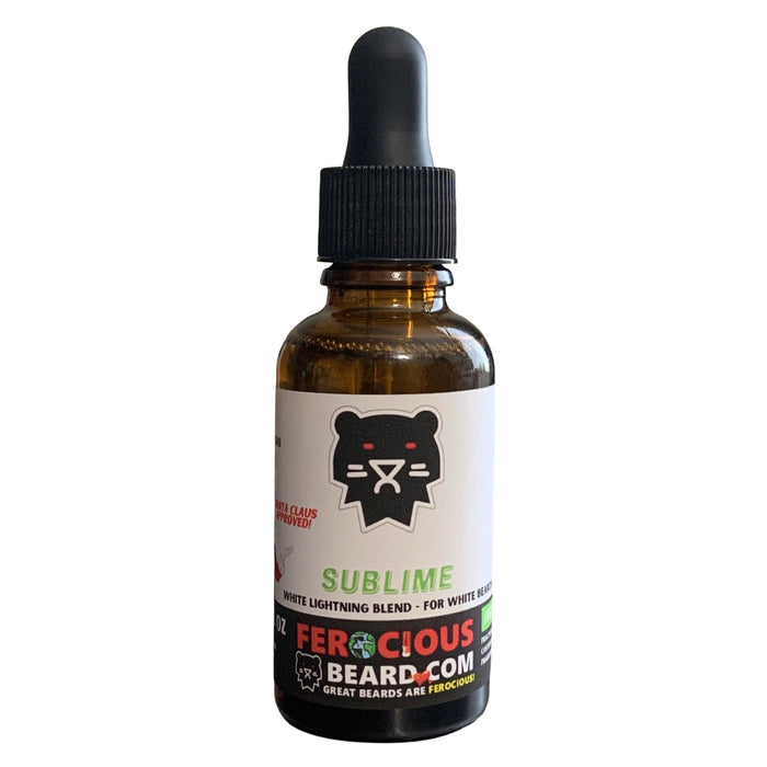 White Lightning Beard Products - Santa Claus Beard Approved