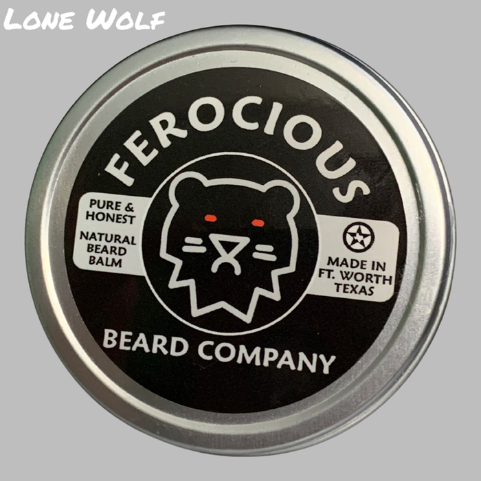 Lone Wolf Beard Balm - A Powerful Cologne Styled Scent With Elements of a Tropical Rain Forest and Lush Florals.