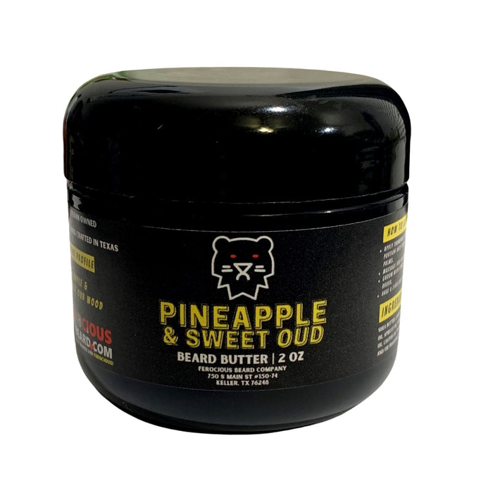 Pineapple & Sweet Oud Butter - Bursting With Juicy Pineapple, Deep Oud Wood, Amber & Warm Vanilla Sugar for Beard & Body.