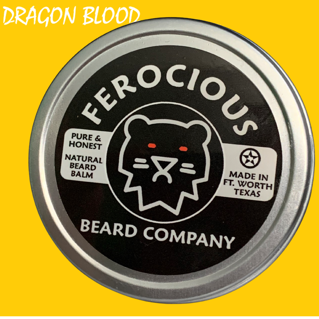 DRAGONS BLOOD Beard Oil, Amber Vanilla Patchouli