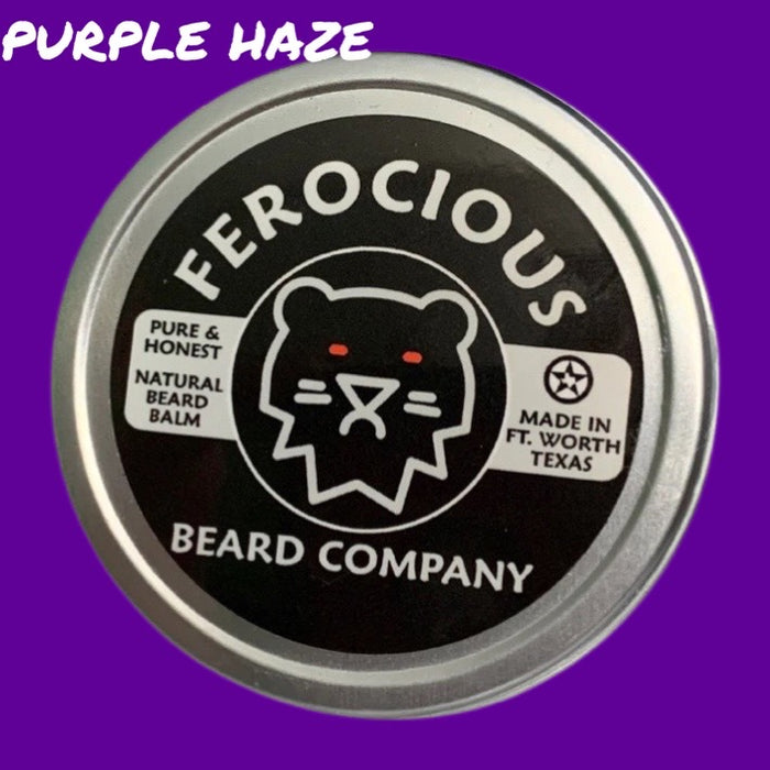Purple Haze Beard Balm -Bright Scent of Fresh Blackberry & Rich Warm Tobacco