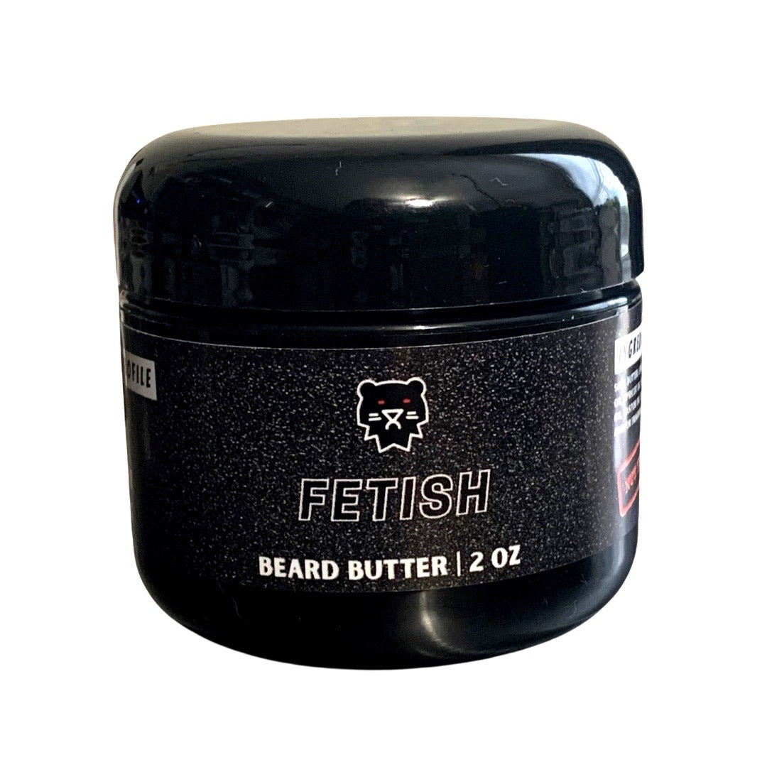 Fetish Butter - Dark & Seductive Blend of Smoke, Clove, Leather & Embers for Beard & Body.