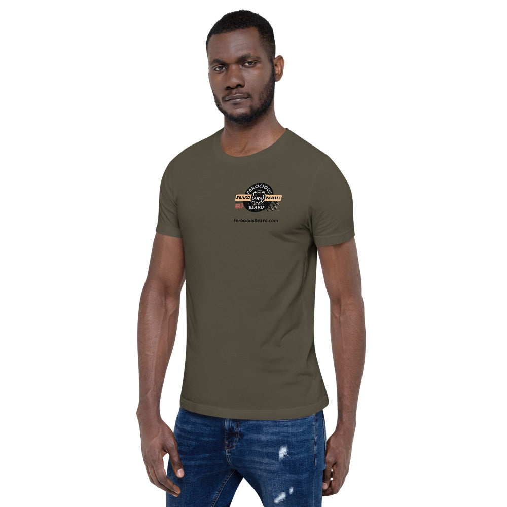 Short-Sleeve Unisex Beard Mail T-Shirt