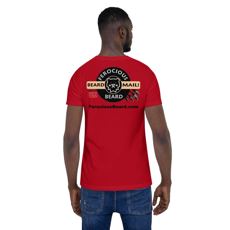 Short-Sleeve Unisex Beard Mail T-Shirt