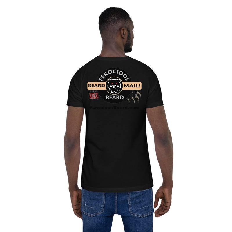 Short-Sleeve Unisex Beard Mail T-Shirt