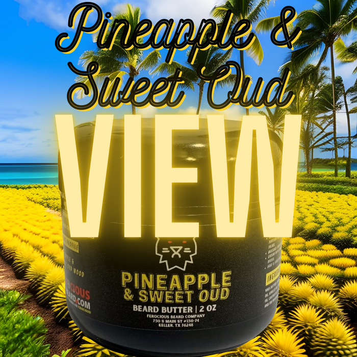 Pineapple & Sweet Oud Butter - Bursting With Juicy Pineapple, Deep Oud Wood, Amber & Warm Vanilla Sugar for Beard & Body.
